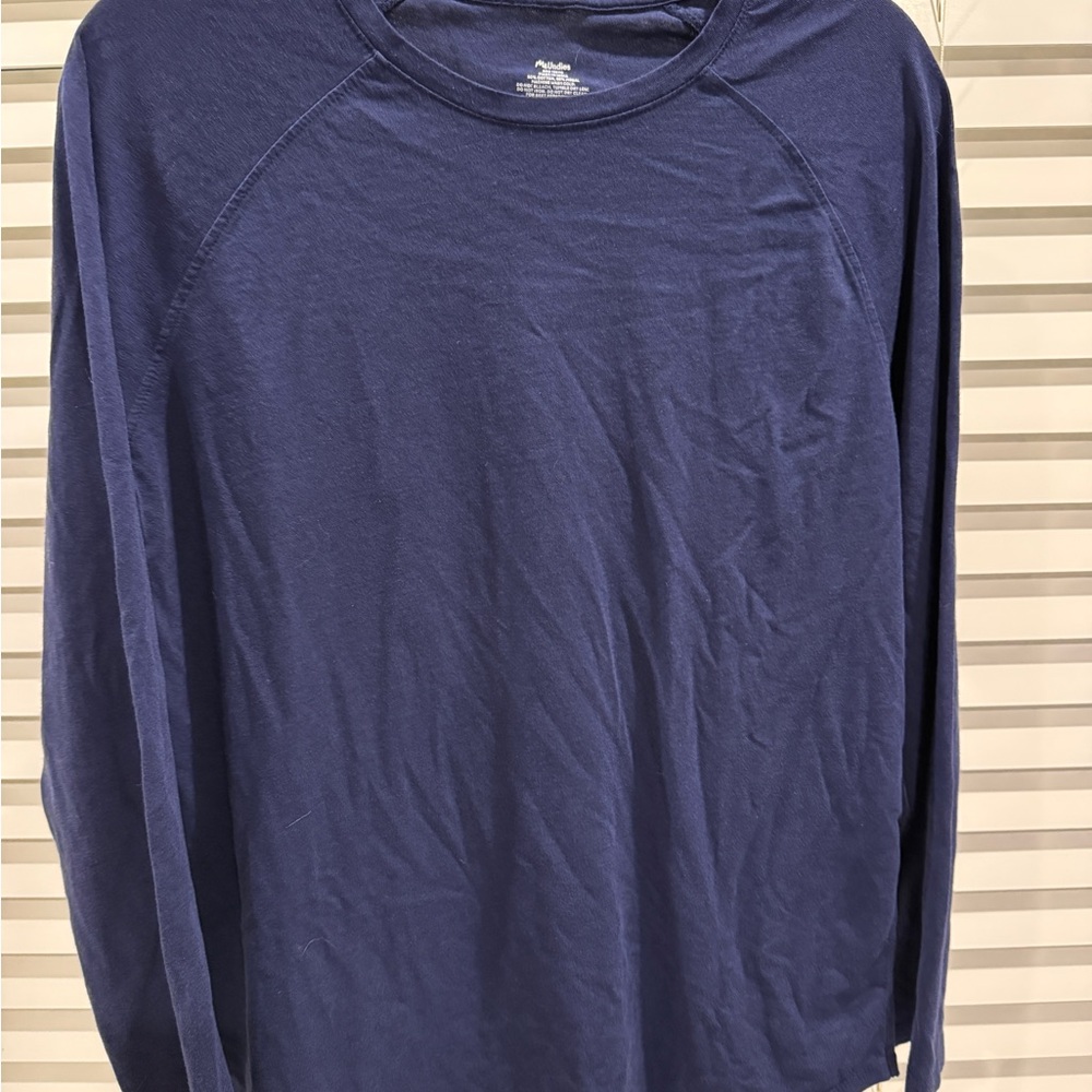 MeUndies Navy Long Sleeve Tee